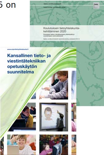 1. JOHDANTO Edellisen tieto- ja viestintätekniikan opetuskäytön strategian (2006 2011) jälkeen hallintokunnassa on tapahtunut suuria muutoksia.