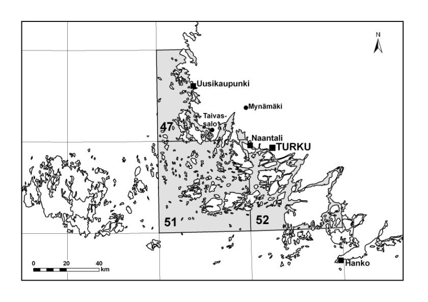 Sekalajikalastus Saaristomerellä Uuden populaatiomallin yhtäaikainen käyttö usealle lajille: pyynnin voimakkuuden ja eri pyydysten selektiivisyyden yleisvaikutukset eri lajeista saataville