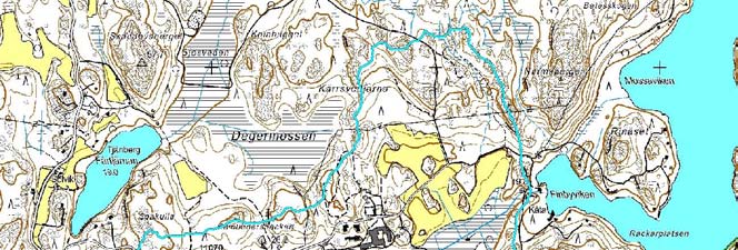 4 Kuormitus Myllylammen oma lähivaluma-alue on pinta-alaltaan 225 ha eli 2,25 km 2. Yläpuolisen Källträskin valuma-alue on 430 ha eli 4,3 km 2.