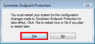 jälkeen "Poista asennus" (2.) ("Uninstall"). Varmista että olet poistamassa Symantec Endpoint Protectionia ja vahvista ohjelman poistaminen klikkaamalla "Kyllä" (3.) ("Yes") 4.