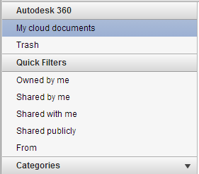 Kuten aiemmin todettiin, Autodesk 360 -palveluun voi tallentaa myös muita kuin AutoCAD-tiedostoja. Tiedostot vain kopioidaan paikalliseen AutoCAD 360 -kansioon, josta ne synkronoituvat pilvipalveluun.