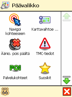 Siirtyminen valikosta toiseen Käytä seuraavia painikkeita siirtyäksesi valikosta toiseen: Painike Toiminta Siirtyy seuraavaan näyttöön tai vahvistaa näytössä tehdyt valinnat. Vahvistaa esim.