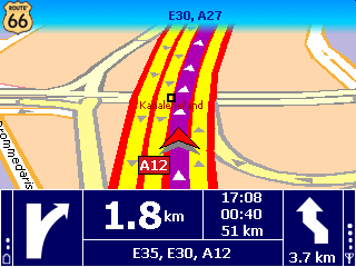 Paina aluetta keskellä oikealla (sisältää 5, 6, 7 ja 8) saadaksesi näytön Tilastot.