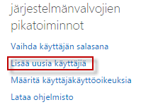 Elisa Oyj 5/11 3. Käyttäjien luominen Kirjaudu portaaliin (https://portal.microsoftonline.com) organisaatiosi pääkäyttäjätunnuksella: xxxxxxxx@omadomain.onmicrosoft.