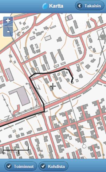 GPS-reitin tallennus GPS-reitin tallennustoiminnolla voit nauhoittaa kulkemaasi reittiä tai ajouraa ja tallentaa sen lopuksi BitApps-palveluun myöhempää käyttöä varten.