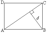 191. Suorakulmion ABCD sivut ovat AB = 0 mm ja BC = 165 mm.