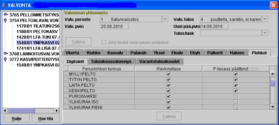 Maatilalla käytettävä (syntyvä) lanta on levitetty pelloille ehtojen mukaisesti kasvukauden aikana Lohkokohtaisista muistiinpanoista tarkastetaan kaikilta lohkoilta, että maatilalla käytetty tai