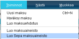 40 (47) Tämän jälkeen kun maksu on tallennettu, palataan maksuluettelo-sivulle takaisin.