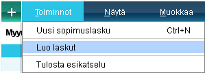 46 (47) laskutusväliksi 1 ja monistuskertoimeksi 12, jolloin ohjelma tekee koko vuoden laskut kerralla ja ne voidaan lähettää yhdellä lähetyksellä seuran jäsenille. 9.