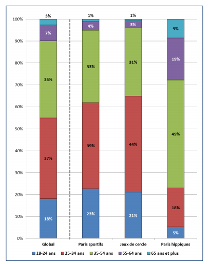 Online-pelaamisen suosio - Vuonna 2010 Internetissä oli pelannut 9 % ranskalaisista, joista 80 % oli miehiä.