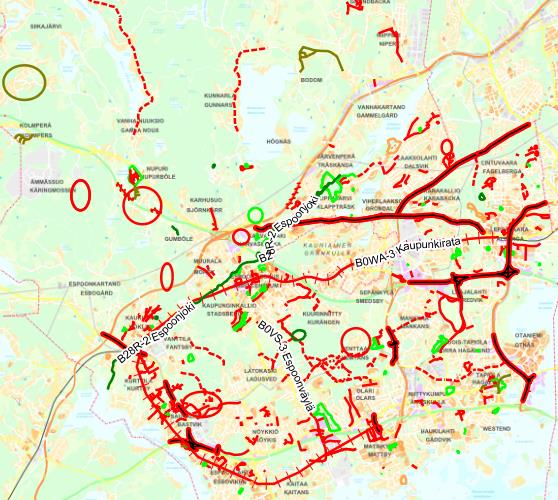 Vienti GIS-järjestelmään,