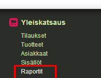 14 Palautukset Tilaussivun oikeassa yläkulmassa näkyy kohdalla käsittele palautus-nappi toimitetuilla tilauksilla Pikakäsittely toiminnon paikalla.