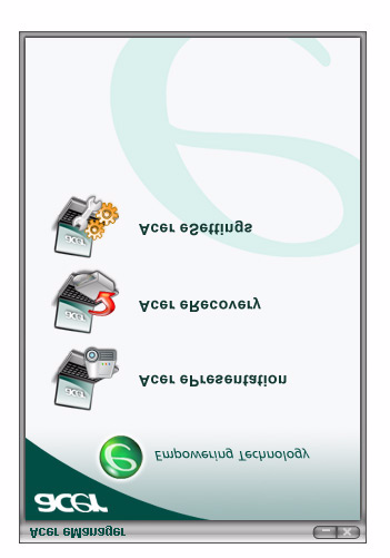 17 Järjestelmäominaisuuksien käyttäminen Acer emanager Acer emanager on usein toituvia toimintoja varten suunniteltu edistyksellinen ohjelmisto.