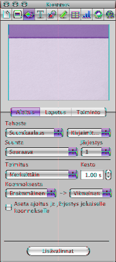 Voit luoda useita objektikoonnoksia samassa diassa ja voit käyttää useita koonnoksia samalle objektille. Esimerkiksi, voit asettaa luettelon kohdat tulemaan näkyviin yksi kerrallaan.
