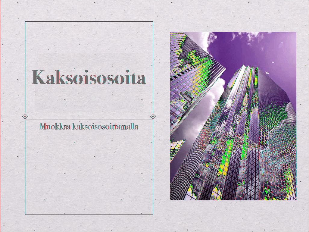 Jokainen teema koostuu kantadioista, jotka sisältävät koordinoituja muotoiluelementtejä.