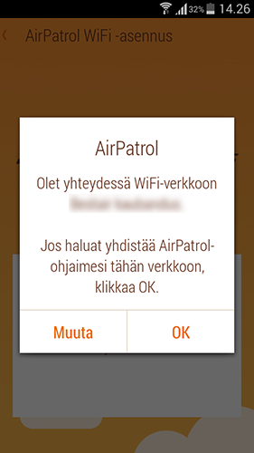 AirPatrol WiFin kytkentä 2.