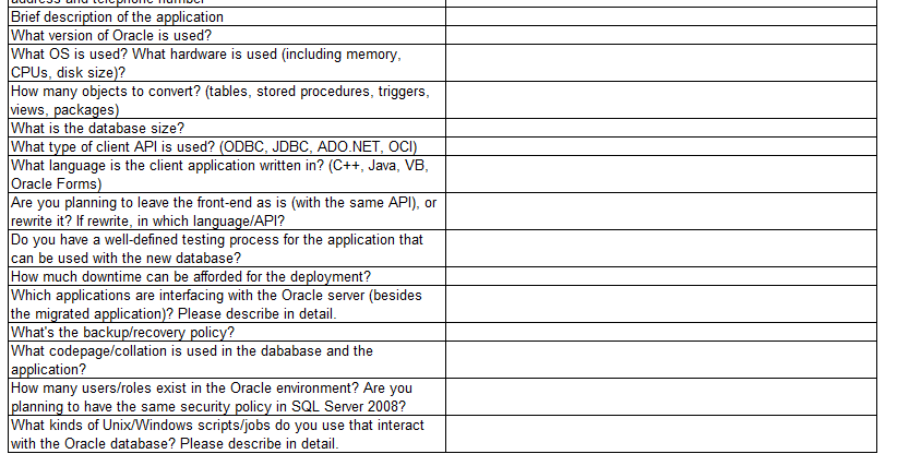 Työmäärän kartoitus SSMA Migration Analyzer