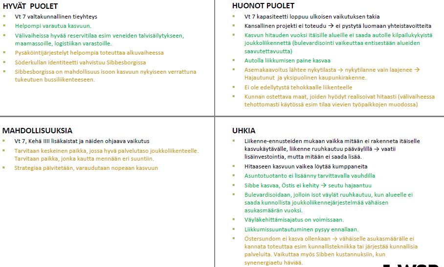 Skenaario 2: HIDAS KASVU (ITÄMETRO 2040 ) Hitaan kasvun skenaariossa itämetron jatkaminen viivästyy.