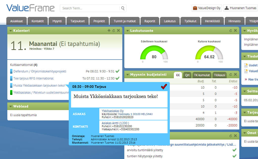 Laadi yhdenmukaisia tarjouksia 10.