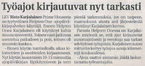 Risto Karjalainen, LKV, Prime House Helpten-palvelun käyttöönoton myötä