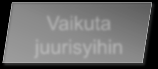 ongelmia Vaikuta juurisyihin Vaikuta juurisyihin Globaali