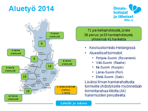 Päiväkumpu, Karjalohja Ruotsinkielinen yhteistyöseminaari (Öppna dörrar) Vaasassa 8.10. Valtakunnallista omaishoitajien viikkoa vietetään viikolla 48.