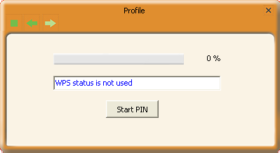 2.2 Registrar-tila Netwjork-sovelluksen Add WPS Profile-näkymästä, valitse tukiasema jonka kanssa sovitin hakee WPS-yhteyttä. Älä valitse Auto.