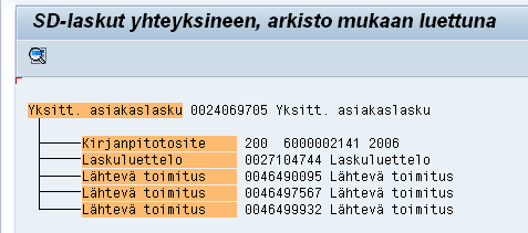 Tositeyhteysselain (DRB) Tositteiden välinen audit trail säilyy vaikka niitä