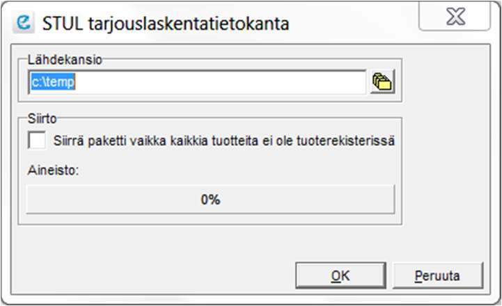 2.2 Pakettien vienti Ecomiin tiedostoista Jos paketit ovat tulleet teille sähköpostiin, tulee ne ensin tallentaa kansioon.