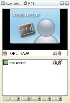 FEEDBACK Voit tehdä kyselyitä oppilaille Feedback -toiminnon avulla. Ikkunan oikeasta ylänurkasta josta voit hallita kyselyä. -painiketta painamalla saat esiin valikon, Vaihe 1.