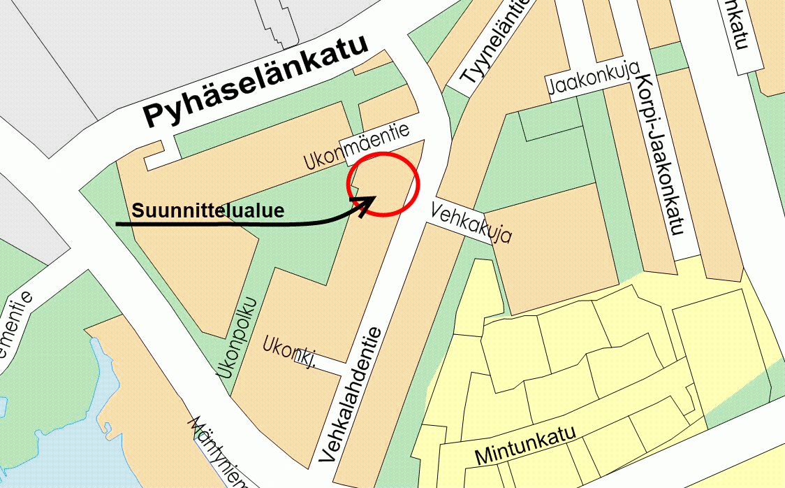 1 VEHKALAHDENTIE 18 ASEMAKAAVASELOSTUS Asemakaava koskee Joensuun kaupungin Penttilän (16) kaupunginosan korttelissa 1620 sijaitsevaa tilaa 29:30.