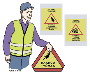 5.2.2 Työntekijän velvollisuudet Työntekijän on noudatettava annettuja ohjeita ja työmenetelmiä. Hänen on käytettävä työsuojeluvälineitä ja noudatettava riittävää varovaisuutta ja huolellisuutta.