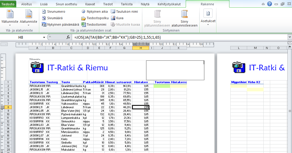 Esitysgrafiikka Kuvan lisääminen Excel 2010 Esitysgrafiikalla tarkoitetaan laskenta-arkille piirrettyjä kuvaelementtejä tai arkille tuotuja valmiita kuvia sekä lukujen esittämistä kaavioina tai