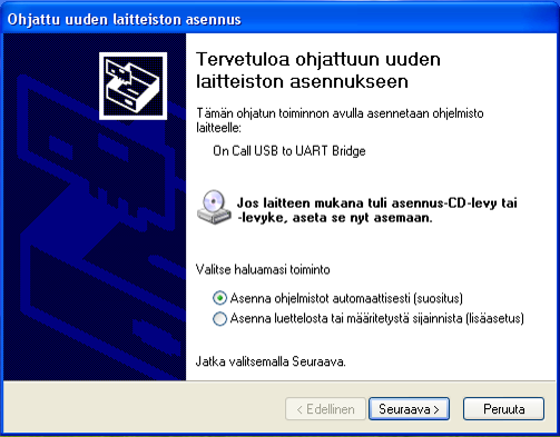 . Käynnistettyäsi tietokoneen uudelleen, kytke USB-kaapeli tietokoneesi USB-porttiin Huomio: Uusi laite