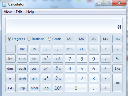 Windows 7 35 4. Valitse WordPad Laskin (Calculator) Laskimella voi suorittaa yhteen-, vähennys-, jako- ja kertolaskuja sekä neliöjuuri- ja prosenttilaskuja. 1. Avaa Start (Käynnistä) valikko 2.