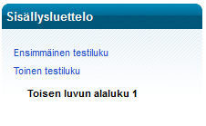 5) Ensimmäinen luku on nyt lisätty. Kun kirjassa on useita lukuja, voi niiden välillä siirtyä nuolipainikkeilla.