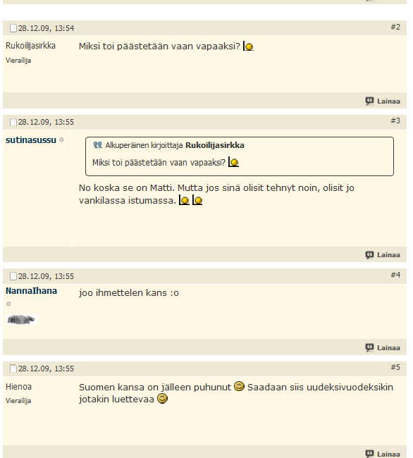 Internet & argumentaatio: esimerkki perustelemattomien kommenttien kasautumisesta