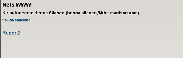 3. Jatketaan valitsemalla Vaihda salasana Salasanan voi vaihtaa uudelleen koska tahansa.