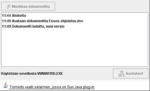 81 Nyt tiedosto on muokattu ja siitä on uusi versio Optimasta. Voit tarkistaa asian avaamalla tiedoston vasemmasta kehyksestä.