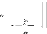 c) d) 4 7 4 7 50 70. 3 : 9 : 3 c) 49 : 3 7. 5 c) 48 d) 7. 73. 5 5 74. 56 % 75. 7 :3 76. Merkitään HDTV-television kuvaruudun korkeutta 9b ja ruudun leveyttä 6b.