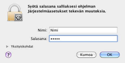 Ajurin poiskytkentä 21 Voit kytkeä ajurin pois päältä merkitsemällä asianmukaisen valintaruudun ikkunan alareunassa. Jos teet niin, NTFS-osiot asennetaan Mac OS X:n oletusajurilla (vain luku).