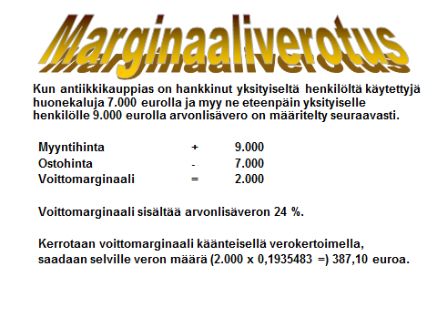 Arvonlisäverolain 45 mukaista verotonta eivät ole esimerkiksi yleisten palvelujen luovuttamiset kuten patenttioikeus, mallioikeus, oikeus tavaramerkkiin, tominimeen, valokuvaus, mainosteos, kartta,