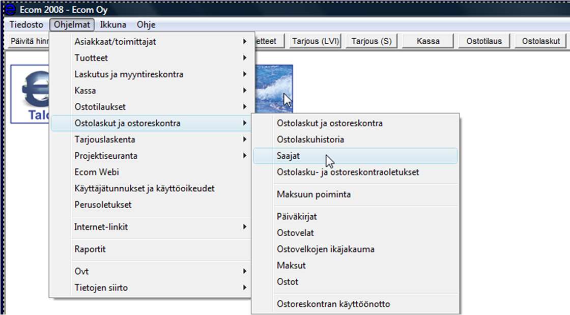 1.51 Maksutilin pitkä muoto ja oletustiedosto Tilinumeron pitkä muoto muodostuu automaattisesti, kun edelliseen kenttään on pankin nimi ja pankkitili kirjattu oikein.