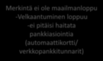 Mitä maksuhäiriömerkintä tarkoittaa?