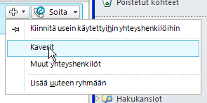 Salcom Group Oy Lync Pikaohje 3 (20) Yhteystietojen lajittelu ryhmiin Lynciin voi luoda ryhmiä yhteystietojen hallintaa helpottamaan.