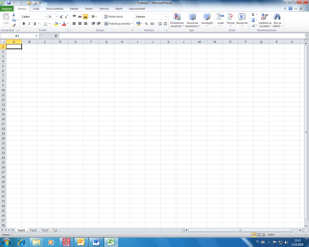 Microsoft Excel 2010 Tutustu Excel 2010-ohjelmaan: http://office.microsoft.