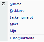 Laskukaavojen kirjoitus * valitse kaavasolu * aloita laskukaavan kirjoitus = - merkillä * osoita hiirellä kenttä, jossa tarvitsemasi luku sijaitsee tai kirjoita vakion tapauksessa kyseinen arvo *