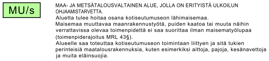 70 Asuminen ja loma-asuminen Asumiseen ja loma-asumiseen varatut alueet ovat pääosin olemassa olevia.