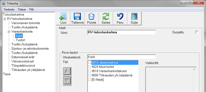 Kirjoita otsaketekstiksi (ryhmän nimeksi) Vaihtuvat vastaavat. Kirjoittamasi ryhmän nimi näkyy vasemman reunan puussa Vastaavaa ryhmän alla sisennettynä.