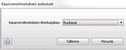 11 Seuraavan varastoon tulon / seuraavan oton numero: kirjoita numero, josta varaston tulojen/ ottojen numerointi aloitetaan.